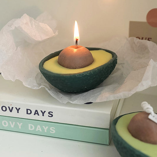 Avocado Shaped Scented Candle