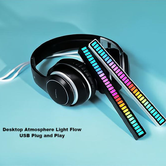 Voice-Activated Music Sync Atmosphere RGB LED Light Bar.