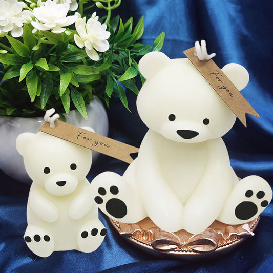 Scented Cute Bear Hug Candle Kawaii Soywax Candle