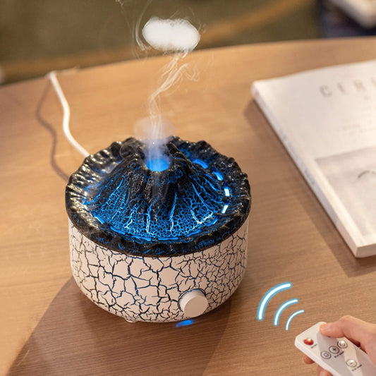 Volcano Flame Aromatherapy Humidifiers with Colored Lights
