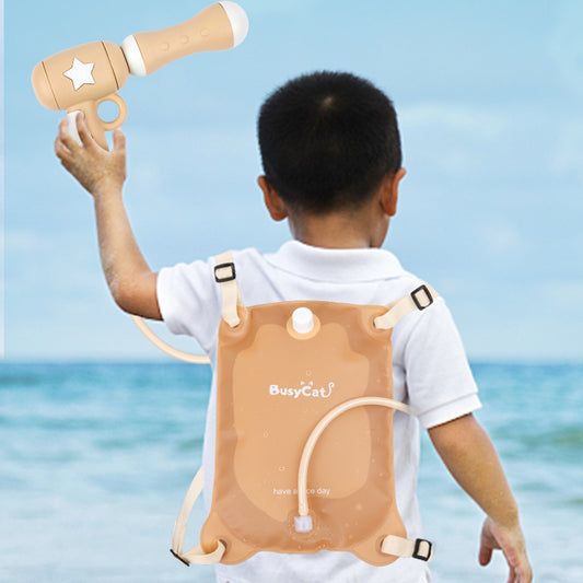 Summer Water Battle Toy Children Backpack Water Gun