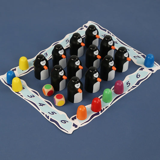 Wooden Penguins Pengo Games Matching Game