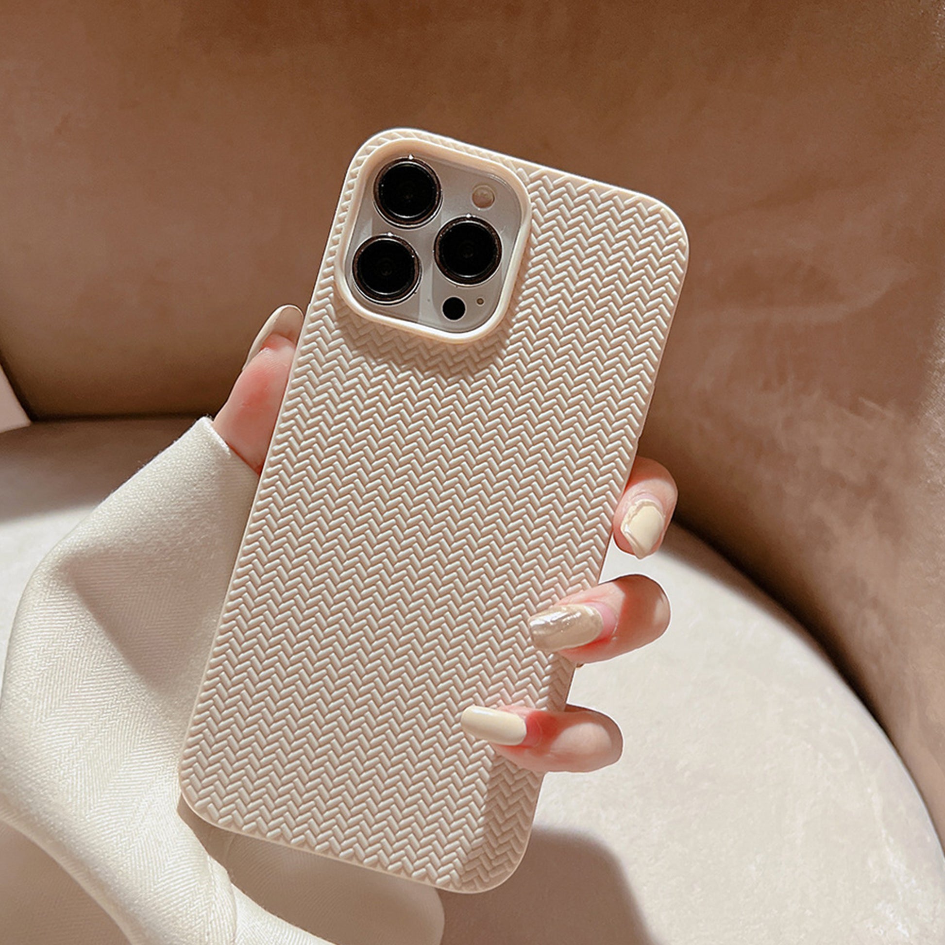 Woven Texture Knitted Style Phone Case for Apple iPhone Woven Texture Knitted Style Phone Case for Apple iPhone